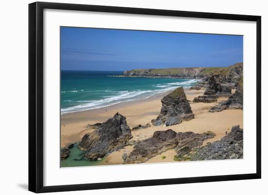 Bedruthan Steps, Newquay, Cornwall, England, United Kingdom-Billy Stock-Framed Photographic Print