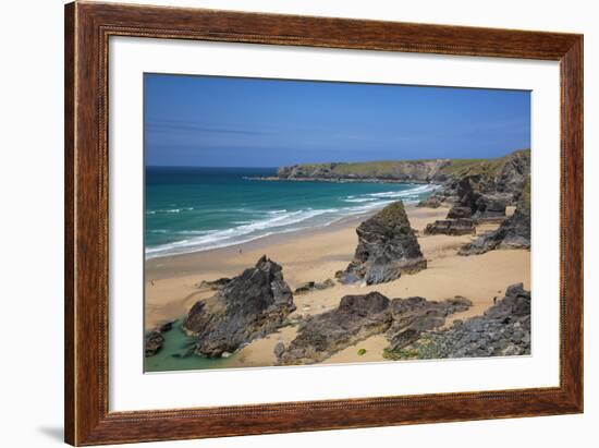 Bedruthan Steps, Newquay, Cornwall, England, United Kingdom-Billy Stock-Framed Photographic Print