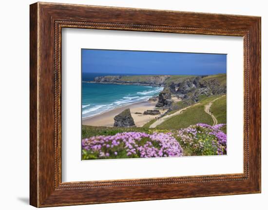 Bedruthan Steps, Newquay, Cornwall, England, United Kingdom-Billy Stock-Framed Photographic Print