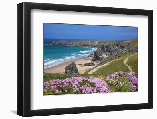 Bedruthan Steps, Newquay, Cornwall, England, United Kingdom-Billy Stock-Framed Photographic Print