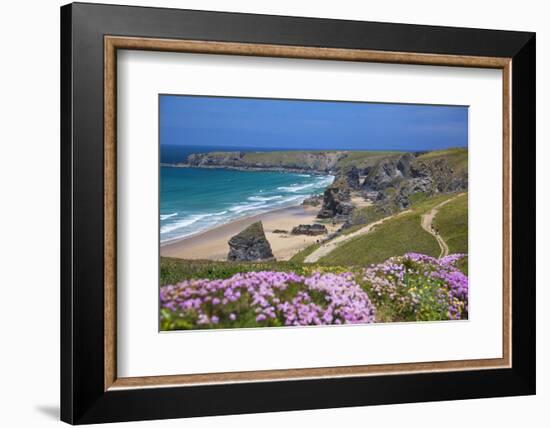 Bedruthan Steps, Newquay, Cornwall, England, United Kingdom-Billy Stock-Framed Photographic Print