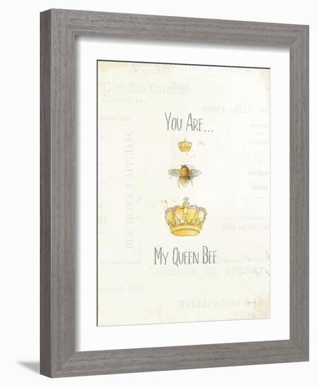 Bee and Bee VI-Katie Pertiet-Framed Art Print