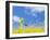 Bee and Field Mustard, Brassica Campestris, Lafayette Reservoir, Lafayette, California, Usa-Paul Colangelo-Framed Photographic Print