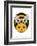 Bee - Animaru Cartoon Animal Print-Animaru-Framed Giclee Print