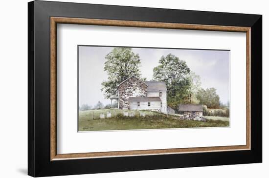 Bee Boxes-Ray Hendershot-Framed Giclee Print