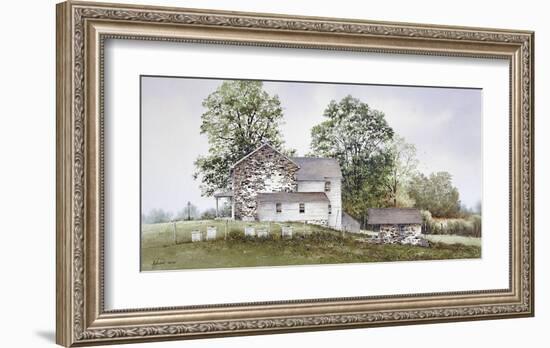 Bee Boxes-Ray Hendershot-Framed Giclee Print