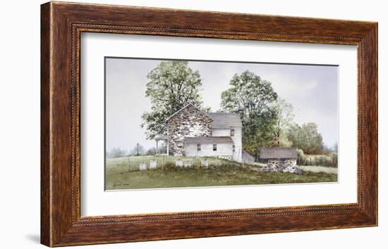 Bee Boxes-Ray Hendershot-Framed Giclee Print