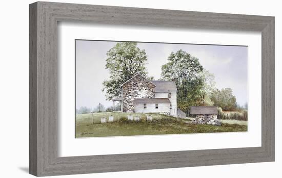 Bee Boxes-Ray Hendershot-Framed Giclee Print