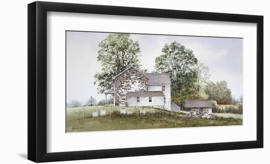 Bee Boxes-Ray Hendershot-Framed Giclee Print