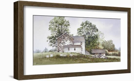 Bee Boxes-Ray Hendershot-Framed Giclee Print