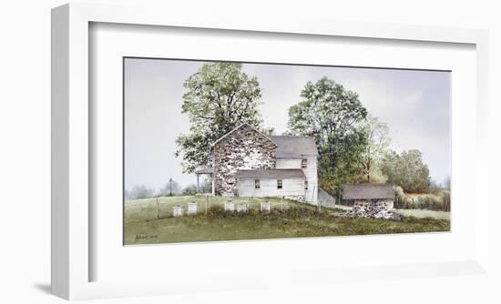 Bee Boxes-Ray Hendershot-Framed Giclee Print