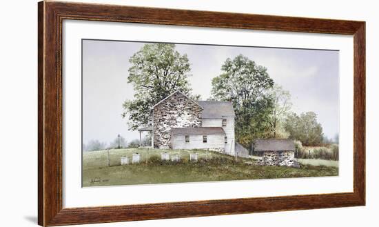 Bee Boxes-Ray Hendershot-Framed Giclee Print