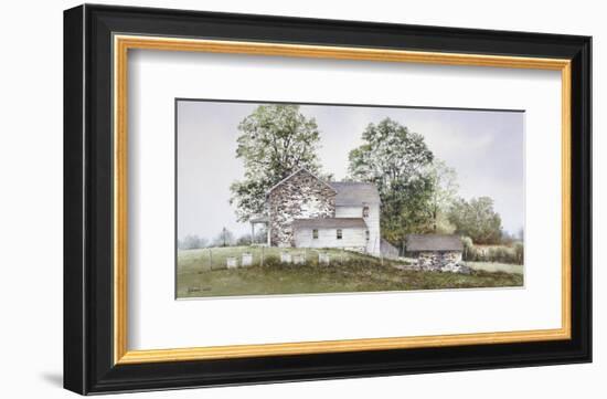 Bee Boxes-Ray Hendershot-Framed Art Print