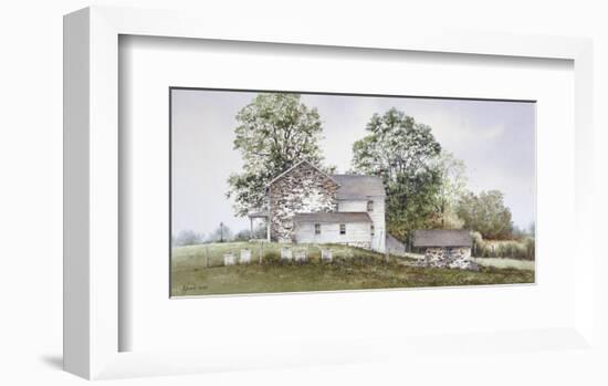 Bee Boxes-Ray Hendershot-Framed Art Print