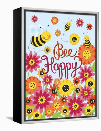 Bee Happy-Elizabeth Caldwell-Framed Premier Image Canvas