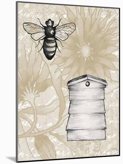 Bee Hives II-Elizabeth Medley-Mounted Art Print