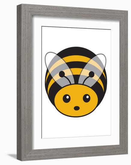 Bee-null-Framed Art Print