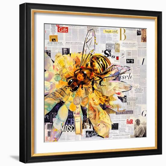 Bee-James Grey-Framed Premium Giclee Print