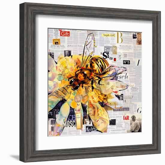 Bee-James Grey-Framed Art Print