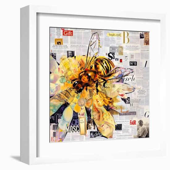 Bee-James Grey-Framed Art Print