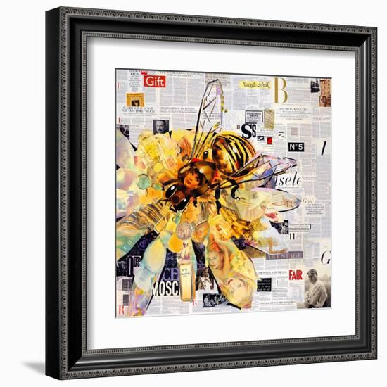 Bee-James Grey-Framed Art Print