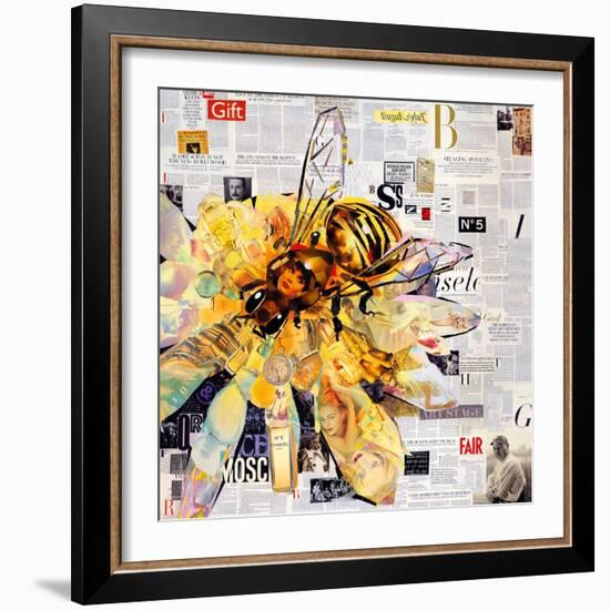 Bee-James Grey-Framed Art Print