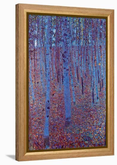 Beech Forest-Gustav Klimt-Framed Stretched Canvas