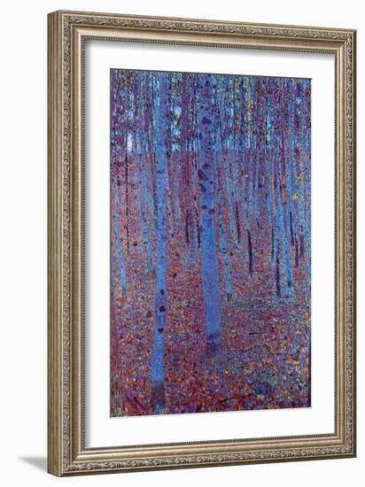 Beech Forest-Gustav Klimt-Framed Art Print