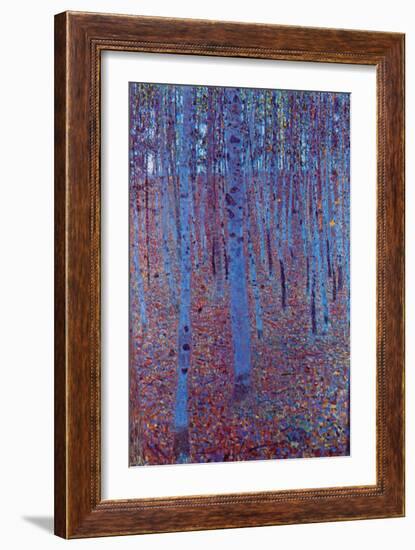 Beech Forest-Gustav Klimt-Framed Art Print
