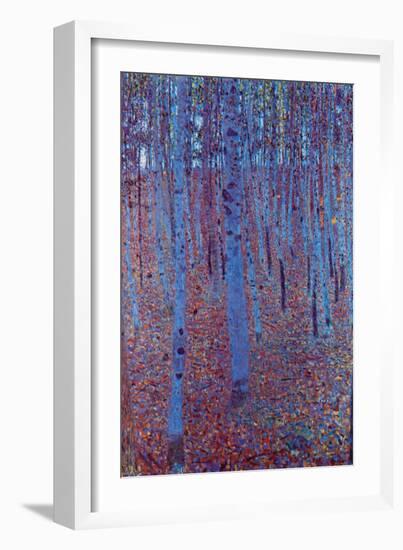 Beech Forest-Gustav Klimt-Framed Art Print