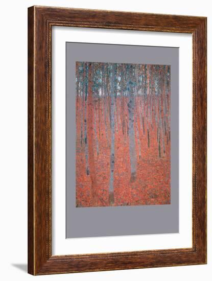 Beech Forest-Gustav Klimt-Framed Art Print