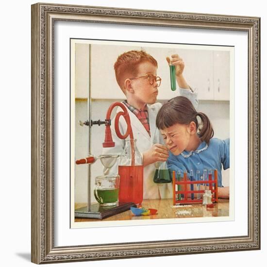 Beech Nut Laboratories Scientists, USA, 1950-null-Framed Giclee Print