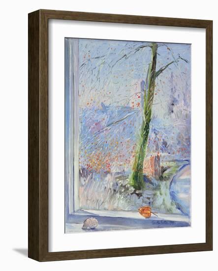 Beech Tree and Haw Frost, 1989-Timothy Easton-Framed Giclee Print