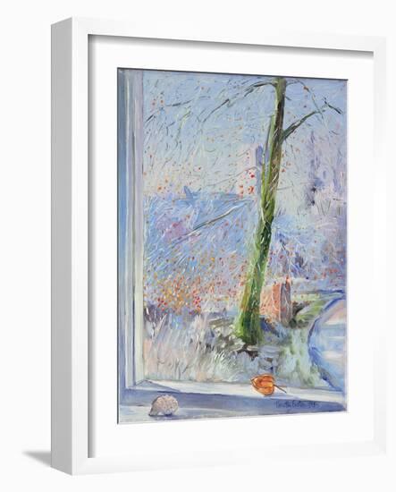 Beech Tree and Haw Frost, 1989-Timothy Easton-Framed Giclee Print