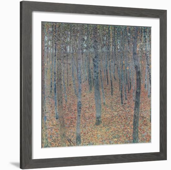 Beech Trees (hand-made paper)-Gustav Klimt-Framed Collectable Print