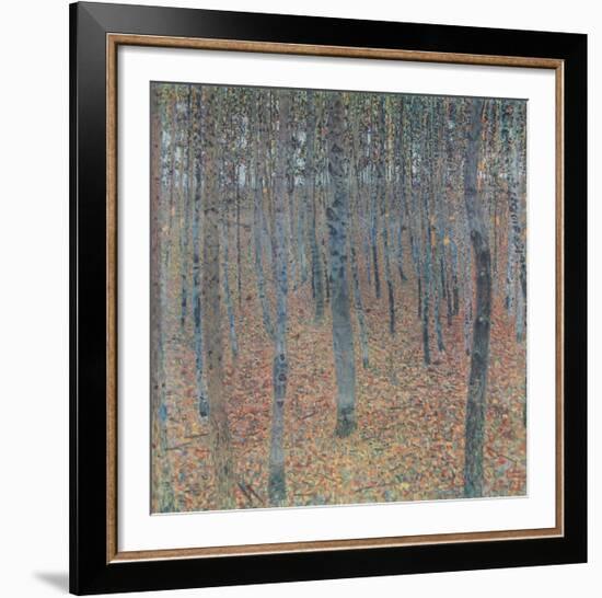 Beech Trees (hand-made paper)-Gustav Klimt-Framed Collectable Print