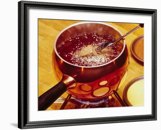 Beef Bourguignon is Used For Fondue-John Dominis-Framed Photographic Print