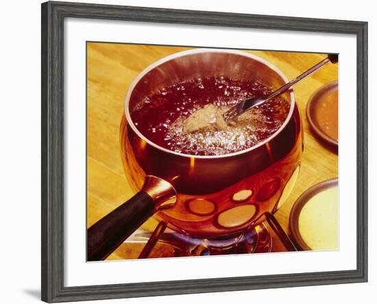 Beef Bourguignon is Used For Fondue-John Dominis-Framed Photographic Print