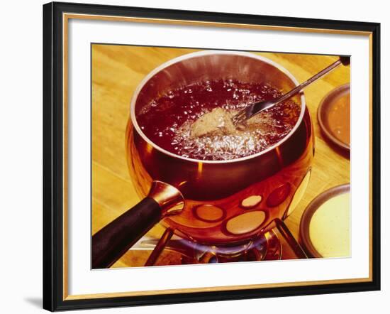 Beef Bourguignon is Used For Fondue-John Dominis-Framed Photographic Print