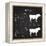 Beef Cuts - Blackboard-ONiONAstudio-Framed Stretched Canvas