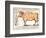 Beef: Diagram Depicting the Different Cuts of Meat-null-Framed Premium Giclee Print