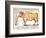 Beef: Diagram Depicting the Different Cuts of Meat-null-Framed Premium Giclee Print