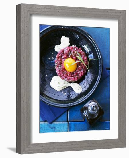 Beef Fillet Tartare with Wasabi Bearnaise-Jan-peter Westermann-Framed Photographic Print