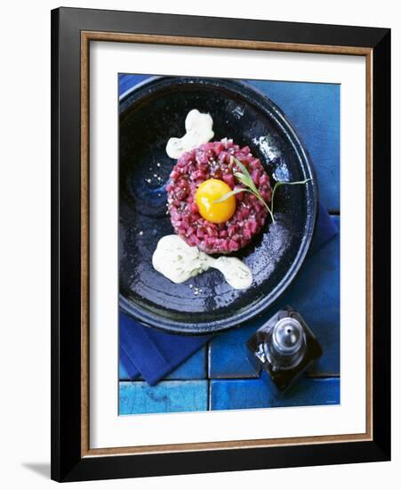 Beef Fillet Tartare with Wasabi Bearnaise-Jan-peter Westermann-Framed Photographic Print