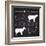 Beef Meat Cuts Scheme on Blackboard-ONiONAstudio-Framed Art Print