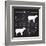 Beef Meat Cuts Scheme on Blackboard-ONiONAstudio-Framed Art Print