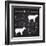 Beef Meat Cuts Scheme on Blackboard-ONiONAstudio-Framed Art Print