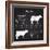 Beef Meat Cuts Scheme on Blackboard-ONiONAstudio-Framed Art Print