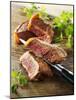 Beef Steak, Cut into Slices-Paul Williams-Mounted Photographic Print