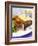 Beef Steak with Vegetables and Chips-Ian Garlick-Framed Photographic Print